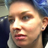Girlwithfacetattoo aka Jacky aus Hartes Deutschland Alaston